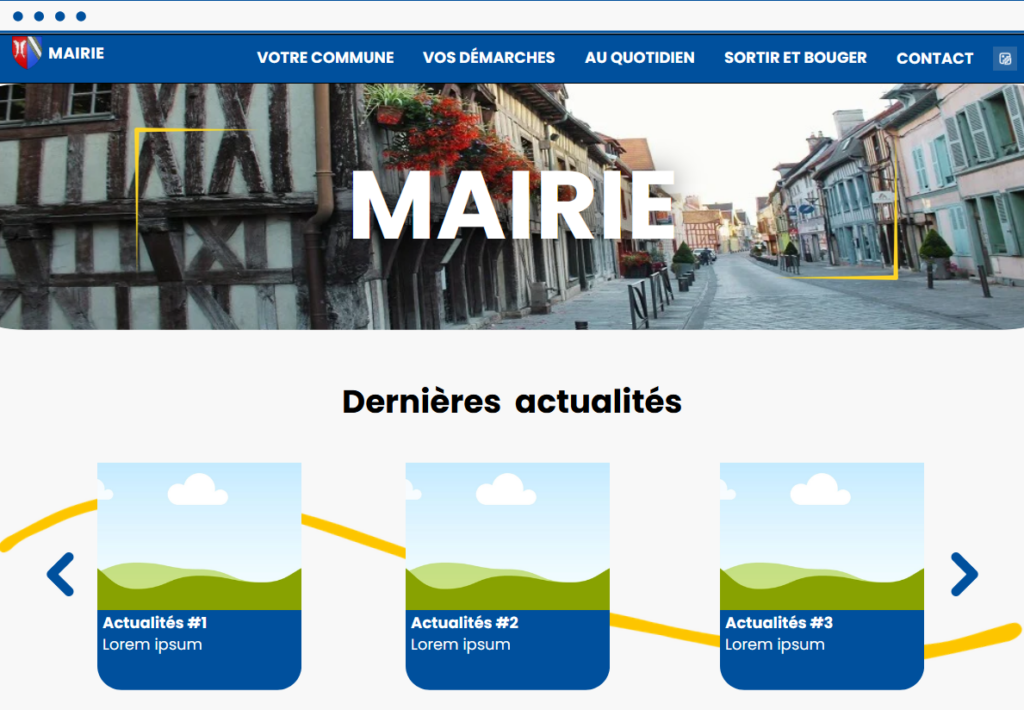 Maquette Mairie